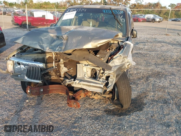 2001 Mercury Mountaineer with VIN 4M2ZU86P31UJ03416, listed as a IAAI auction lot 41188554 with 160,125 mi miles and . Bid and sale history available at DreamBid. Image 6.
