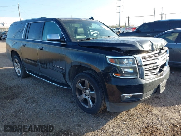 2016 Chevrolet Suburban LTZ with VIN 1GNSCJKC9GR212874, listed as a IAAI auction lot 41125926 with 82,714 mi miles and . Bid and sale history available at DreamBid. Image 1.