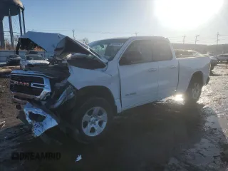 2020 Ram 1500 Big Horn with VIN 1C6SRFBT7LN337191, listed as a Copart auction lot 46369375 with 30,816 mi miles and Clean Title. Bid and sale history available at carsss.com. Image 1.