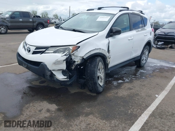 2015 Toyota RAV4 LE with VIN 2T3BFREV2FW249999, listed as a IAAI auction lot 41893415 with 112,967 mi miles. Bid and sale history available at carsss.com. Image 2.