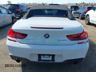 2018 BMW 6 Series 640i with VIN WBA6F1C5XJGT83781, listed as a IAAI auction lot 41945616 with 46,370 mi miles and . Bid and sale history available at carsss.com. Image 17.