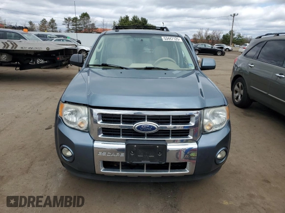 2011 Ford Escape Limited with VIN 1FMCU9EGXBKB51054, listed as a Copart auction lot 53447125 with 133,342 mi miles and Salvage Title. Bid and sale history available at DreamBid. Image 5.