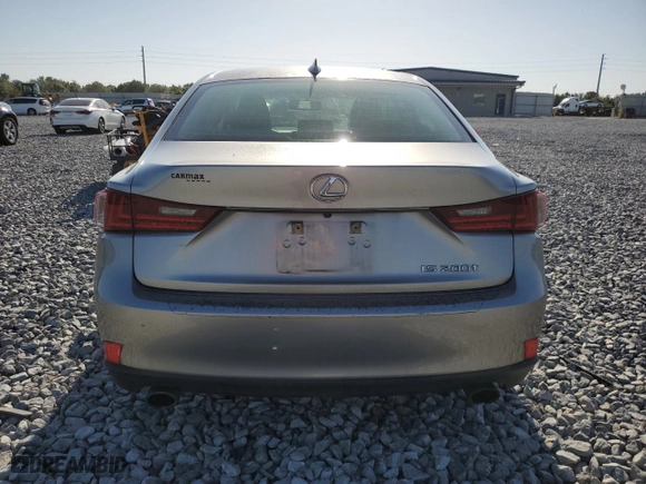 2016 Lexus IS 200t with VIN JTHBA1D22G5009771, listed as a Copart auction lot 52392155 with 94,632 mi miles and Salvage Title. Bid and sale history available at carsss.com. Image 6.