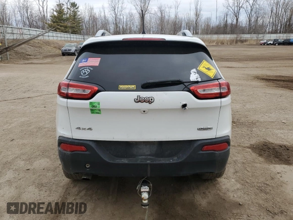 2018 Jeep Cherokee Latitude Tech Connect with VIN 1C4PJMCB5JD529390, listed as a Copart auction lot 50791305 with 140,585 mi miles and Salvage title. Bid and sale history available at DreamBid. Image 6.