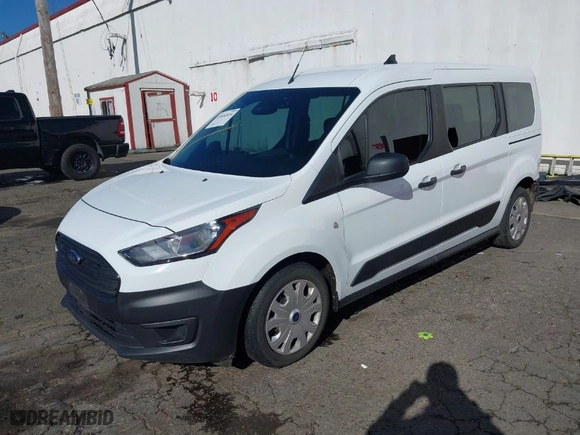 2021 Ford Transit Connect Wagon XL with VIN NM0GE9E28M1491106, listed as a IAAI auction lot 41664934 with 66,890 mi miles. Bid and sale history available at carsss.com. Image 2.