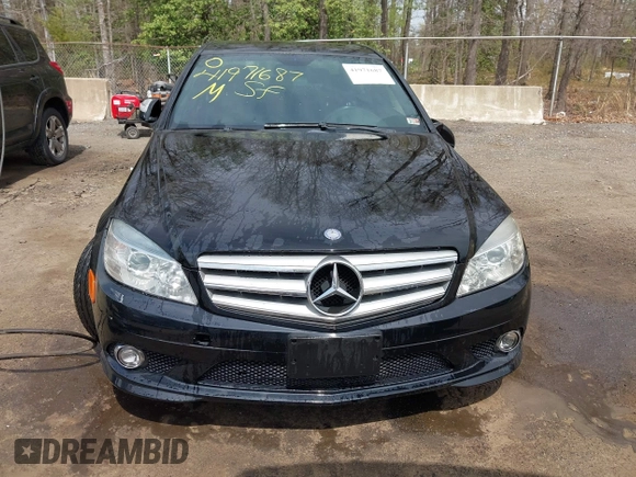 2009 Mercedes-Benz C-Class 3.0L Sport with VIN WDDGF81X99R070764, listed as a IAAI auction lot 41971687 with 142,718 mi miles. Bid and sale history available at carsss.com. Image 12.