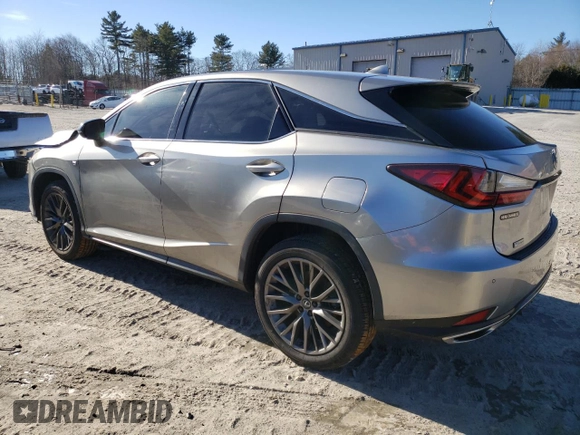 2020 Lexus RX with VIN 2T2SZMDA7LC228592, listed as a Copart auction lot 44182005 with 54,387 mi miles and Salvage Title. Bid and sale history available at carsss.com. Image 2.