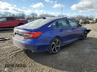 2019 Honda Accord Sedan Sport 1.5T with VIN 1HGCV1F31KA144144, listed as a Copart auction lot 42144335 with Not Provided miles and Salvage Title. Bid and sale history available at carsss.com. Image 3.