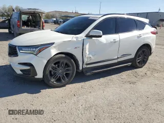 2019 Acura RDX w/A-Spec Pkg with VIN 5J8TC2H64KL012132, listed as a Copart auction lot 59639235 with 59,804 mi miles and Salvage title. Bid and sale history available at DreamBid. Image 1.