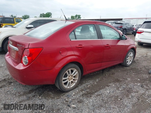 2012 Chevrolet Sonic LT with VIN 1G1JC5SHXC4196644, listed as a IAAI auction lot 42105202 with 171,841 mi miles and . Bid and sale history available at DreamBid. Image 4.