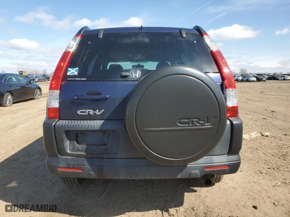 2006 Honda CR-V EX with VIN JHLRD78836C053445, listed as a Copart auction lot 48548255 with 111,495 mi miles and Salvage Title. Bid and sale history available at carsss.com. Image 6.