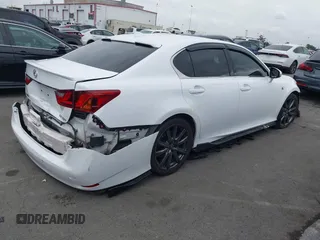2015 Lexus GS 350 with VIN JTHBE1BL3FA014029, listed as a IAAI auction lot 42043446 with 142,258 mi miles. Bid and sale history available at carsss.com. Image 4.
