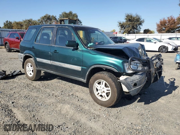 2001 Honda CR-V EX with VIN JHLRD18671S026467, listed as a Copart auction lot 78949614 with 206,097 mi miles and Salvage Title. Bid and sale history available at carsss.com. Image 4.