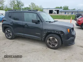 2017 Jeep Renegade Sport with VIN ZACCJAAB6HPF81011, listed as a Copart auction lot 55580935 with 150,743 mi miles and Salvage title. Bid and sale history available at DreamBid. Image 4.