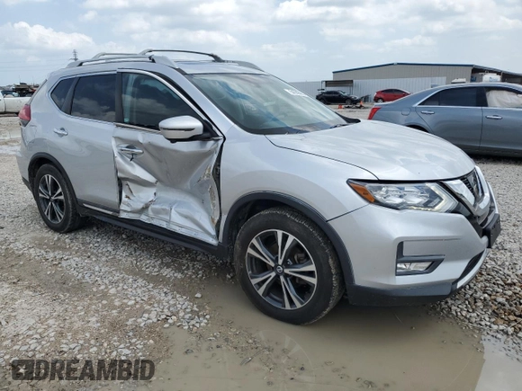2017 Nissan Rogue S with VIN 5N1AT2MT2HC861133, listed as a Copart auction lot 54749085 with 86,705 mi miles and Salvage title. Bid and sale history available at DreamBid. Image 4.