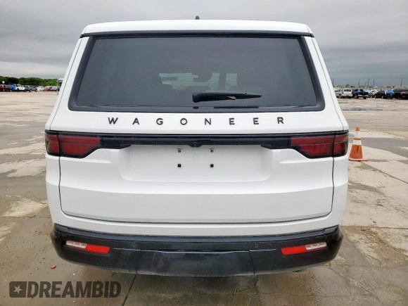 2024 Jeep Wagoneer Series II with VIN 1C4SJVBP8RS133555, listed as a Copart auction lot 51334415 with 8,030 mi miles and Salvage title. Bid and sale history available at DreamBid. Image 6.