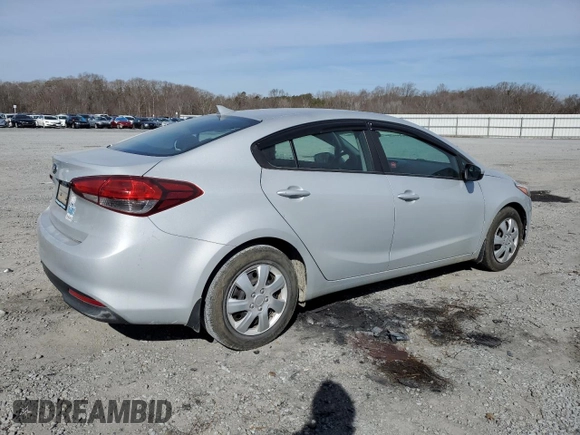 2017 Kia Forte LX with VIN 3KPFK4A70HE159546, listed as a Copart auction lot 45941055 with 122,962 mi miles and Salvage Title. Bid and sale history available at carsss.com. Image 3.
