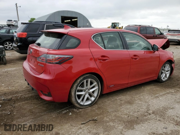 2014 Lexus CT 200h z VIN JTHKD5BHXE2198660, wystawiony jako Copart lot #54880225 z przebiegiem 100 061 mil mil oraz Szkody całkowita. Historia ofert i sprzedaży dostępna na DreamBid. Obrazek 3.
