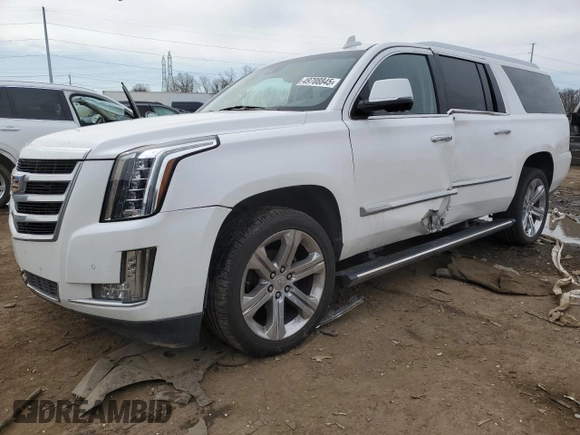 2016 Cadillac Escalade ESV Premium Collection z VIN 1GYS4JKJ4GR481508, wystawiony jako Copart lot #49708845 z przebiegiem 149 797 mil mil oraz Czysty tytuł • Clean title. Historia ofert i sprzedaży dostępna na DreamBid. Obrazek 1.
