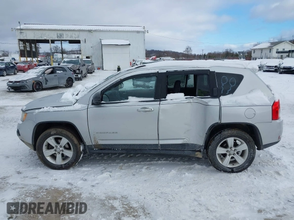 2013 Jeep Compass Sport with VIN 1C4NJDBB1DD113866, listed as a IAAI auction lot 41246375 with 204,405 mi miles. Bid and sale history available at carsss.com. Image 15.