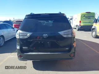 2012 Toyota Sienna SE with VIN 5TDXK3DC9CS179896, listed as a IAAI auction lot 41672616 with 216,638 mi miles. Bid and sale history available at carsss.com. Image 16.