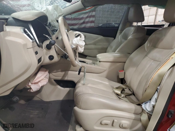 2015 Nissan Murano SL with VIN 5N1AZ2MH5FN267941, listed as a Copart auction lot 46254335 with 0 mi miles and Salvage Title. Bid and sale history available at carsss.com. Image 7.