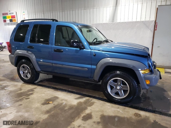 2005 Jeep Liberty Sport with VIN 1J4GL48K55W555396, listed as a Copart auction lot 52388185 with 50,253 mi miles and Salvage Title. Bid and sale history available at carsss.com. Image 4.
