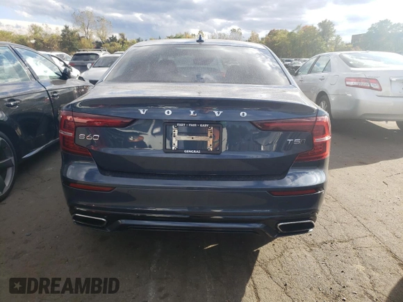 2021 Volvo S60 Momentum with VIN 7JR102TZ2MG118236, listed as a Copart auction lot 74603424 with 15,917 mi miles and Salvage title. Bid and sale history available at DreamBid. Image 6.