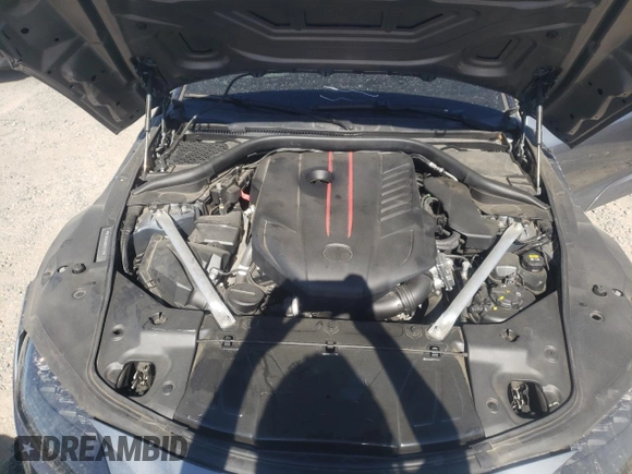 2022 Toyota GR Supra 3.0 with VIN WZ1DB0C01NW048328, listed as a Copart auction lot 75040374 with 0 mi miles and Salvage Title. Bid and sale history available at carsss.com. Image 11.