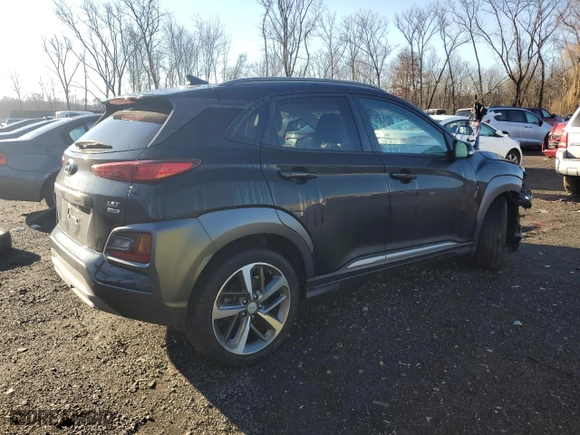 2021 Hyundai Kona Limited with VIN KM8K3CA51MU667326, listed as a Copart auction lot 85986934 with 40,567 mi miles and Salvage Title. Bid and sale history available at carsss.com. Image 3.