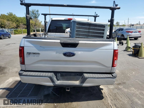 2016 Ford F-150 XL with VIN 1FTEX1CGXGKF76726, listed as a Copart auction lot 50194795 with 236,286 mi miles and Salvage Title. Bid and sale history available at carsss.com. Image 6.