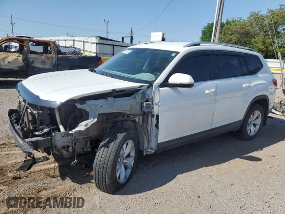 2018 Volkswagen Atlas SE z VIN 1V2KR2CA9JC580829, wystawiony jako Copart lot #53836245 z przebiegiem 93 194 mil mil oraz Szkoda całkowita • Salvage title. Historia ofert i sprzedaży dostępna na DreamBid. Obrazek 1.