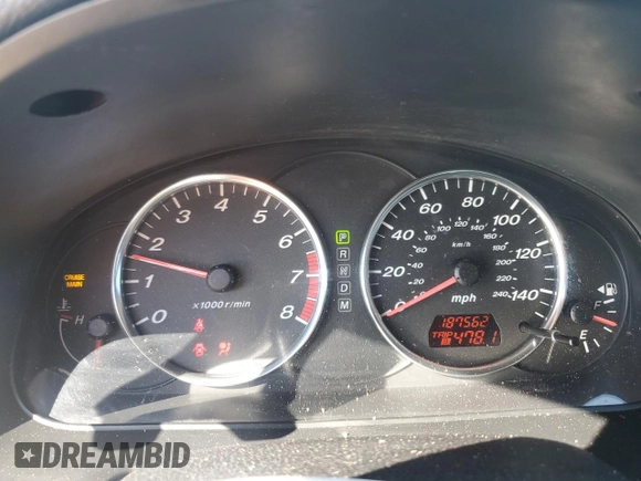 2007 Mazda 6 i Touring with VIN 1YVHP80C875M03349, listed as a Copart auction lot 85820974 with 187,562 mi miles and Salvage Title. Bid and sale history available at DreamBid. Image 9.