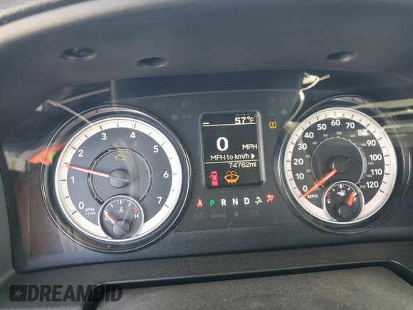 2021 Ram 1500 Tradesman with VIN 3C6JR6DG5MG663495, listed as a Copart auction lot 84513314 with 74,782 mi miles and Salvage title. Bid and sale history available at DreamBid. Image 9.
