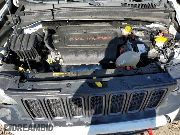 2016 Jeep Renegade Trailhawk with VIN ZACCJBCT0GPC61676, listed as a Copart auction lot 65653453 with 76,838 mi miles and Salvage title. Bid and sale history available at DreamBid. Image 11.