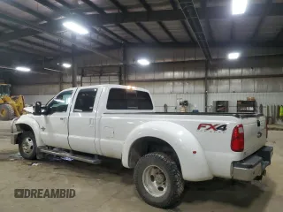 2016 Ford F-350 Lariat with VIN 1FT8W3DT2GEB60272, listed as a Copart auction lot 47916175 with 119,530 mi miles and Salvage title. Bid and sale history available at DreamBid. Image 2.