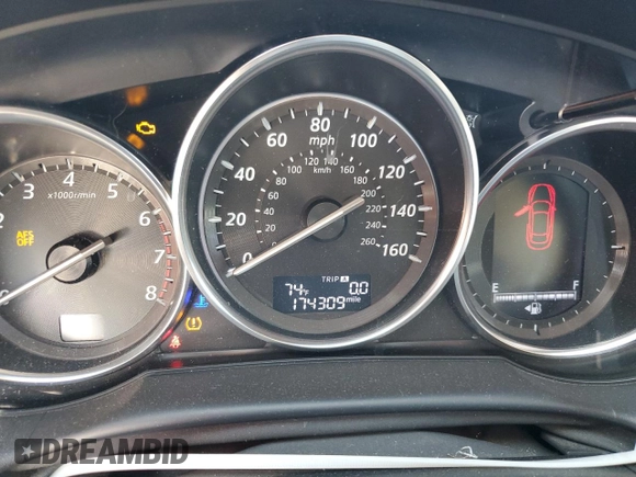2015 Mazda CX-5 Grand Touring with VIN JM3KE2DY1F0453386, listed as a Copart auction lot 50580185 with 174,309 mi miles and Salvage Title. Bid and sale history available at carsss.com. Image 9.