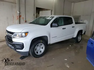 2021 Chevrolet Colorado 2WD Work Truck with VIN 1GCGSBEA2M1175856, listed as a Copart auction lot 55280735 with 93,946 mi miles and Clean title. Bid and sale history available at DreamBid. Image 1.
