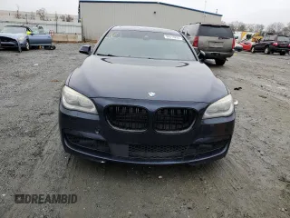 2015 BMW 7 Series 750Li xDrive with VIN WBAYF8C50FD654051, listed as a Copart auction lot 84419284 with 164,994 mi miles and Clean title. Bid and sale history available at DreamBid. Image 5.