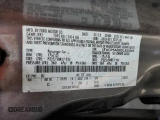 2013 Ford C-Max SE z VIN 1FADP5AU6DL523965, wystawiony jako Copart lot #85060074 z przebiegiem 274 000 mil mil oraz Szkoda całkowita • Salvage title. Historia ofert i sprzedaży dostępna na DreamBid. Obrazek 13.