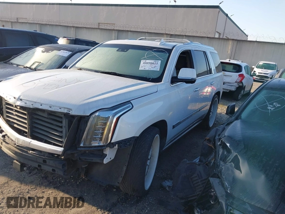 2016 Cadillac Escalade Platinum z VIN 1GYS4DKJ6GR290318, wystawiony jako IAAI lot #40090625 z przebiegiem Nie podano mil oraz . Historia ofert i sprzedaży dostępna na DreamBid. Obrazek 2.