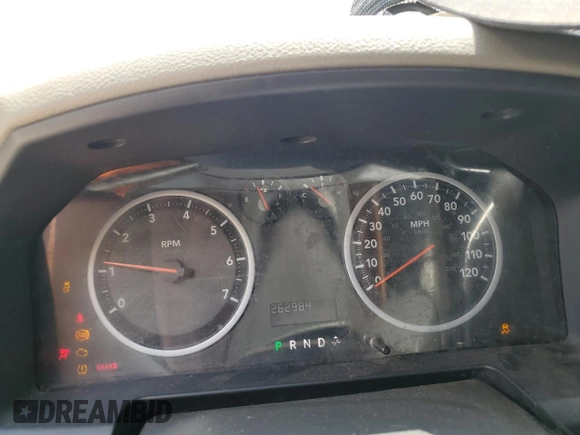 2012 Ram 1500 Express with VIN 1C6RD6KT5CS156721, listed as a Copart auction lot 61582295 with 262,984 mi miles and Salvage title. Bid and sale history available at DreamBid. Image 9.