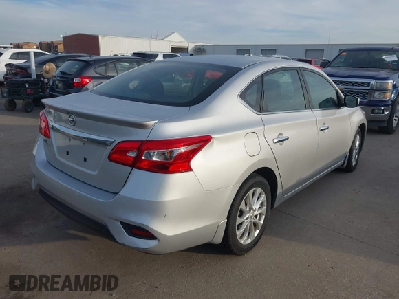 2017 Nissan Sentra S with VIN 3N1AB7AP7HY383989, listed as a IAAI auction lot 38243886 with 109,338 mi miles. Bid and sale history available at carsss.com. Image 4.