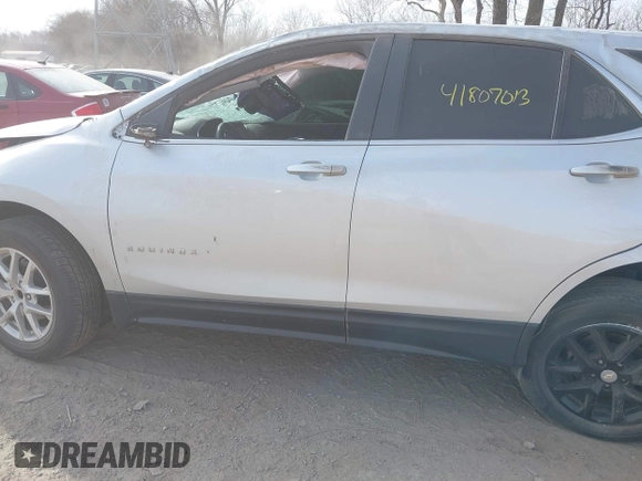 2022 Chevrolet Equinox LT with VIN 3GNAXKEV6NL106342, listed as a IAAI auction lot 41807013 with 41,629 mi miles and . Bid and sale history available at DreamBid. Image 14.