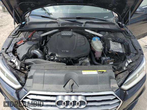2018 Audi A5 Sportback Premium Plus with VIN WAUENCF57JA131012, listed as a Copart auction lot 58140183 with 59,476 mi miles. Bid and sale history available at carsss.com. Image 11.