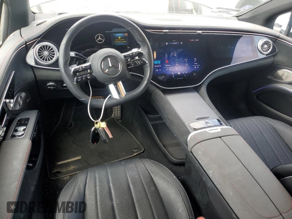 2022 Mercedes-Benz EQS with VIN W1KCG4EB3NA017926, listed as a Copart auction lot 51225244 with 18,669 mi miles and Salvage Title. Bid and sale history available at carsss.com. Image 8.