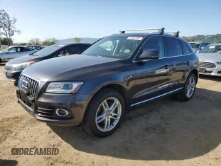 2014 Audi Q5 Premium Plus with VIN WA1LFAFP0EA105784, listed as a Copart auction lot 51862495 with 171,596 mi miles and Salvage title. Bid and sale history available at DreamBid. Image 1.