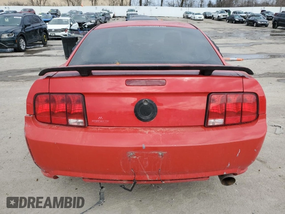 2009 Ford Mustang with VIN 1ZVHT80N895129590, listed as a Copart auction lot 46162455 with 145,096 mi miles and Salvage Title. Bid and sale history available at carsss.com. Image 6.