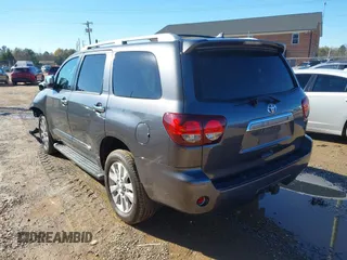 2019 Toyota Sequoia Platinum with VIN 5TDDY5G17KS167851, listed as a IAAI auction lot 41088983 with 95,361 mi miles. Bid and sale history available at carsss.com. Image 3.