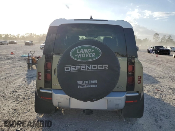 2023 Land Rover Defender S with VIN SALEJ6EX1P2114172, listed as a Copart auction lot 78673644 with Not provided miles and Clean title. Bid and sale history available at DreamBid. Image 6.